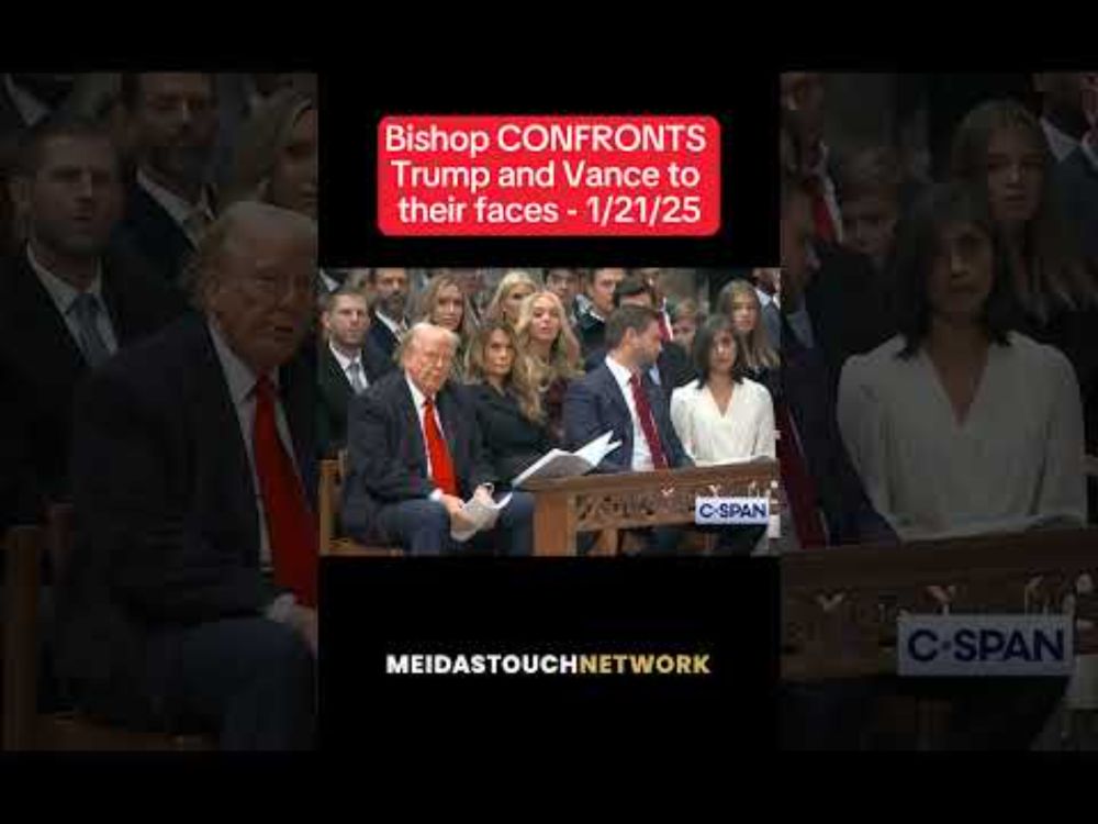 Bishop CONFRONTS Trump and Vance to their faces