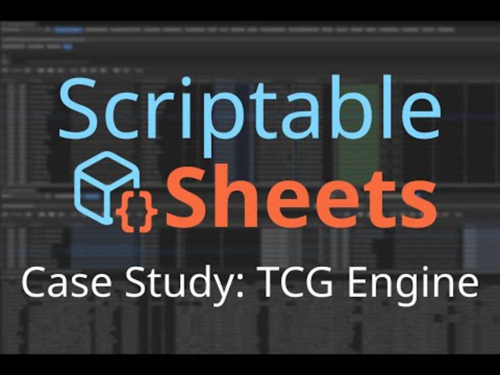 Scriptable Sheets Case Study: TCG Engine