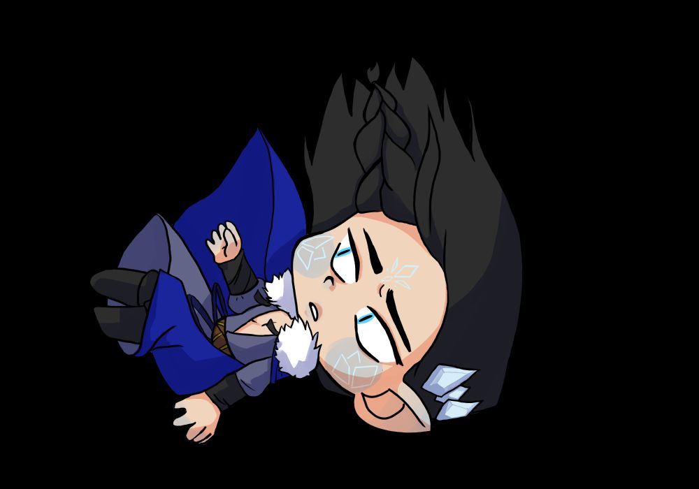 Mobei jun is falling. 