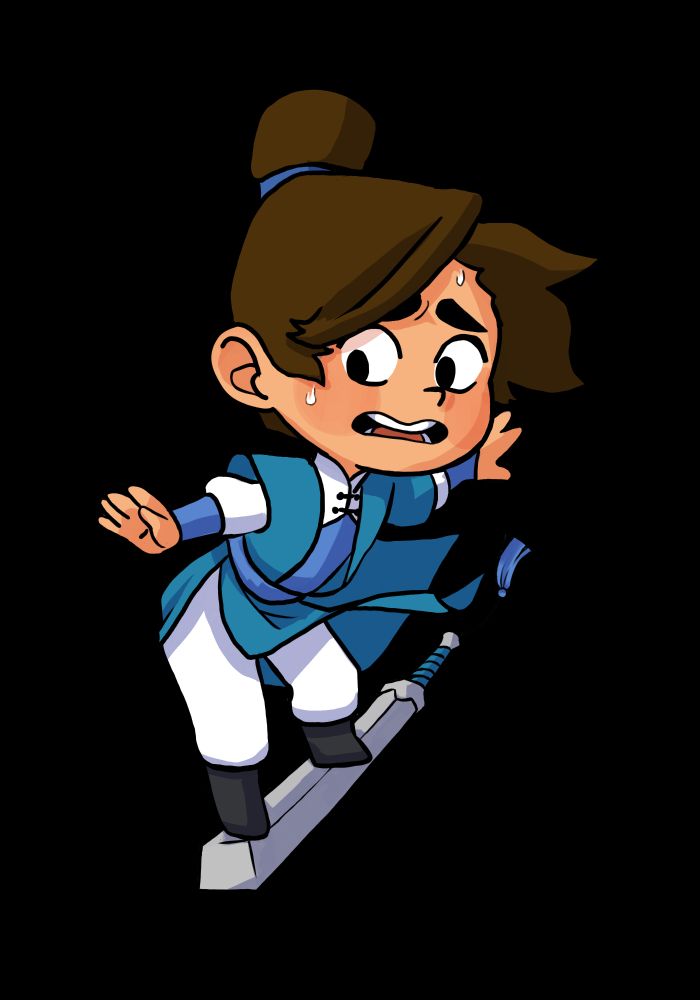 Shang qinghua flying on a sword, he is nervous