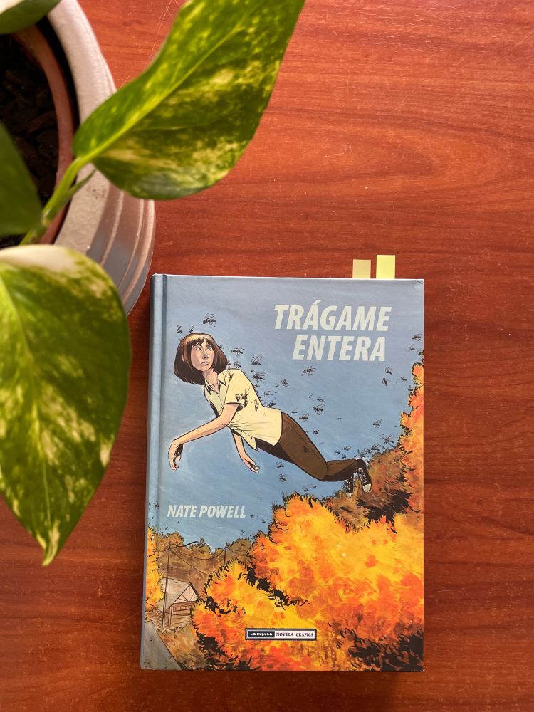 Portada de Trágame entera (Nate Powell, 2009).