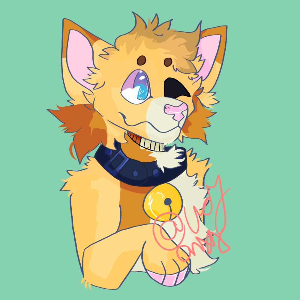 Art trade w a friend! Character belongs to kaitotheartfart on Twitter 
