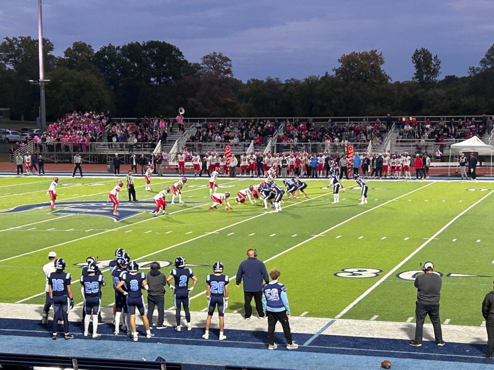 Livonia Stevenson High School football game in Livonia, Michigan. 