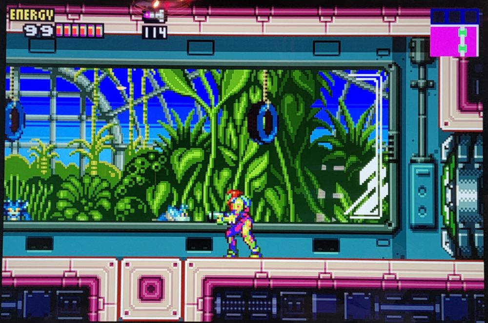 Metroid Fusion: someone saved the animals!