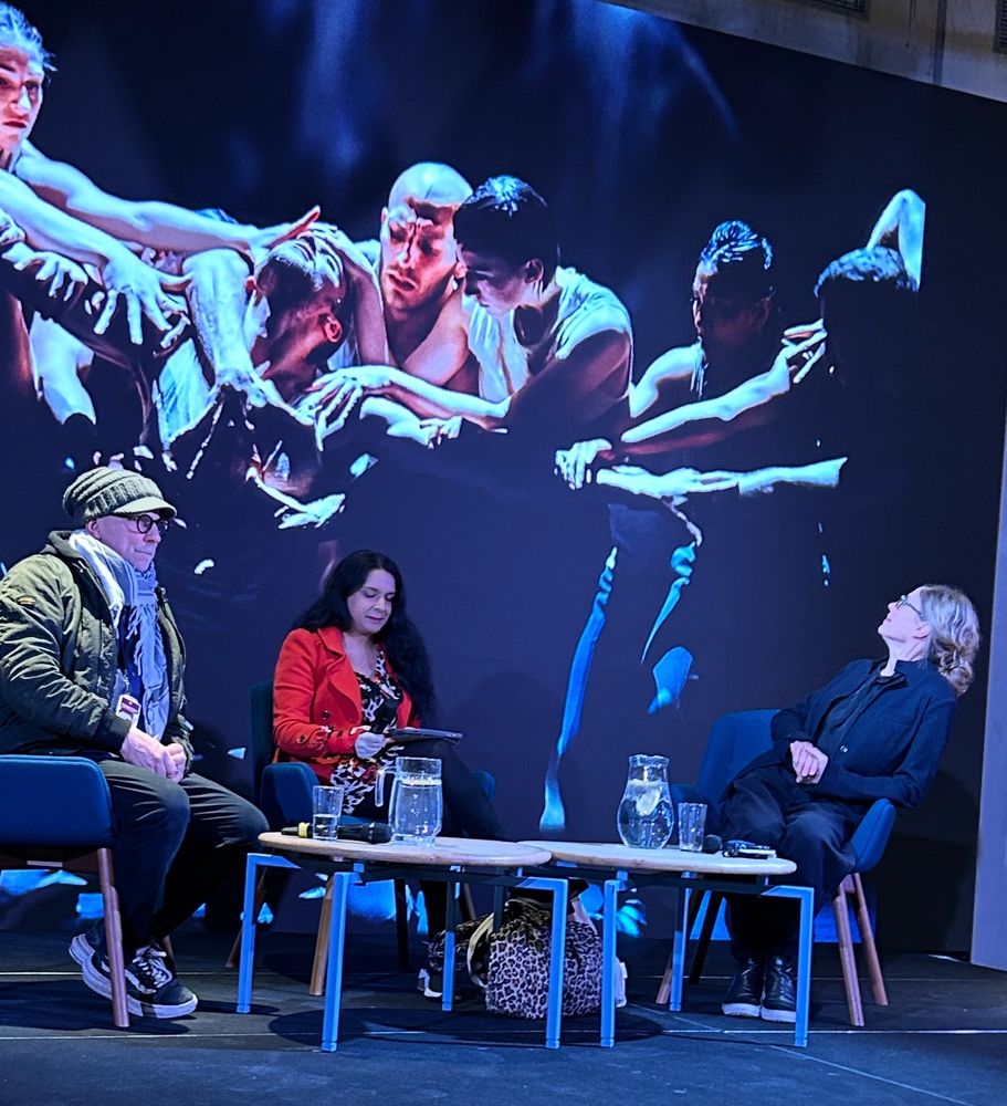 Simon McBurney and Cristal Pite in conversation prior to world premiere of their collaboration at Aviva Studios, Factory International