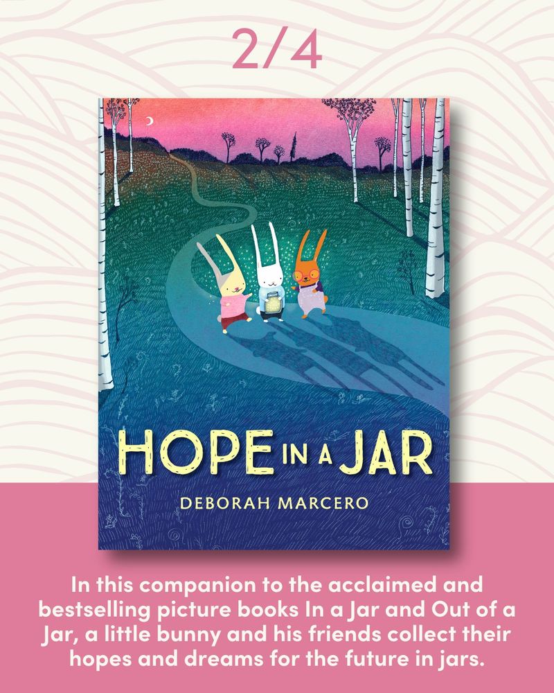 HOPE IN A JAR by Deborah Marcero picture book cover and description image