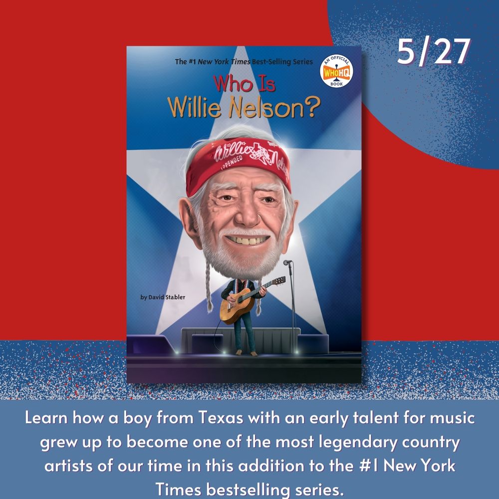 WHO IS WILLIE NELSON? by David Stabler book cover and description image