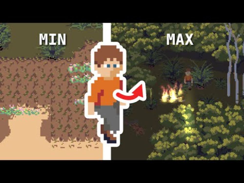 Adding VIBES to my 2D bushcraft survival game