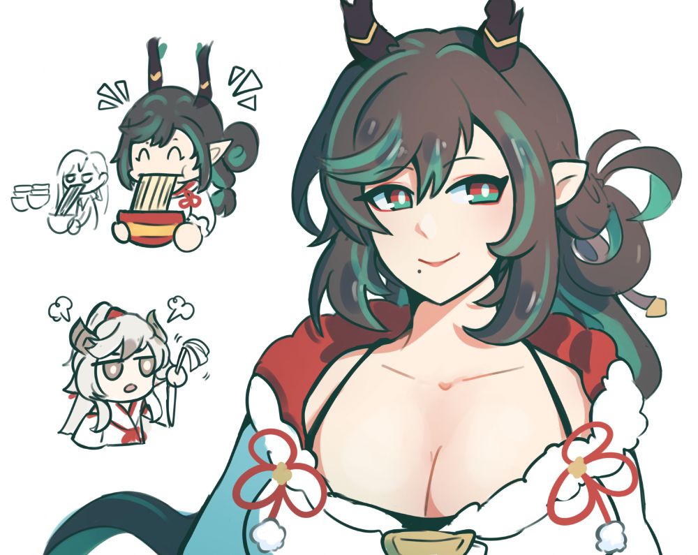 Fanart of Payila from Granblue Fantasy (dressed in her alt loungewear). The lineart is messy.