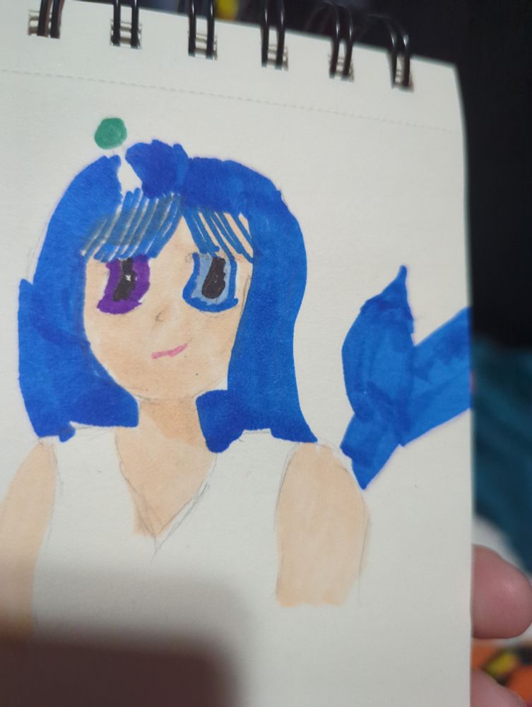 Fanart of a vtuber! Umm, don't know if I can tag her, she can tag herself!