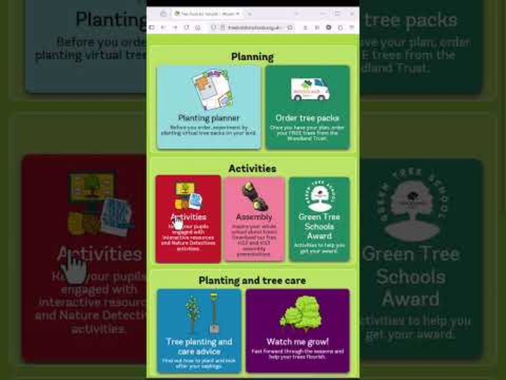 Tree Tools for Schools - Great Science Website