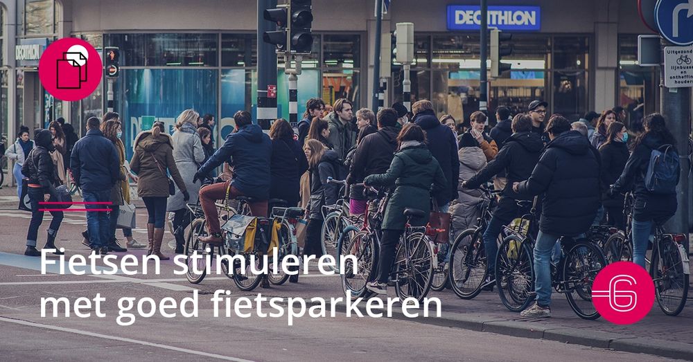 Fietsen stimuleren met goed fietsparkeren