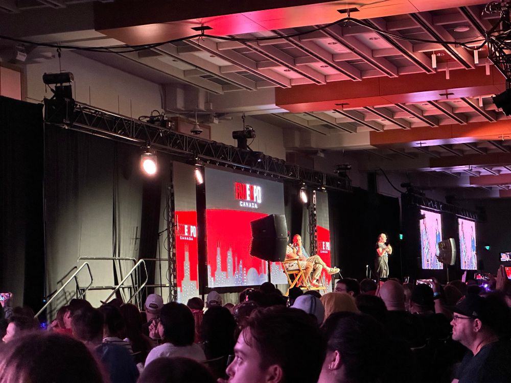 A picture of Ewan McGregor on a stage far, far away