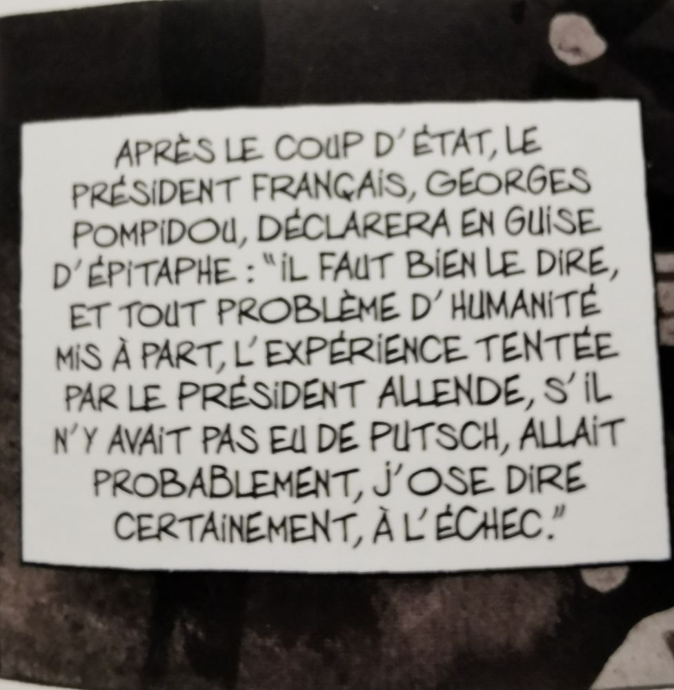 Déclaration de Pompidou sur Allende 