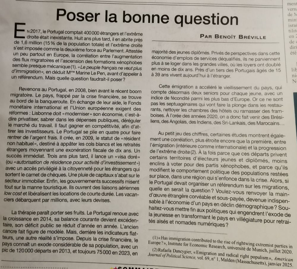 Poser la bonne question 