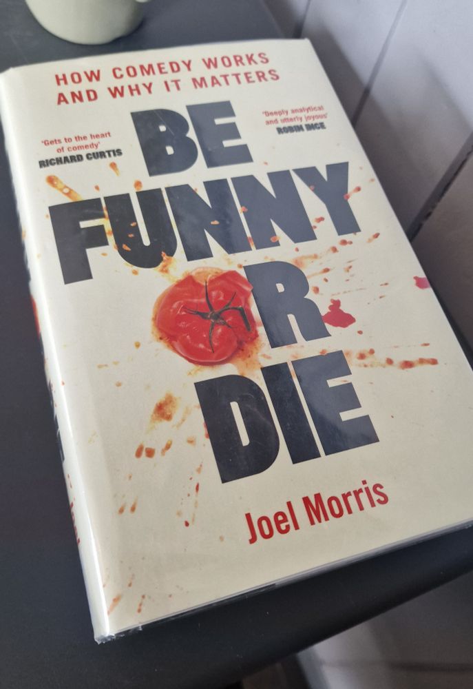 Book cover 'Be funny or die'. 
