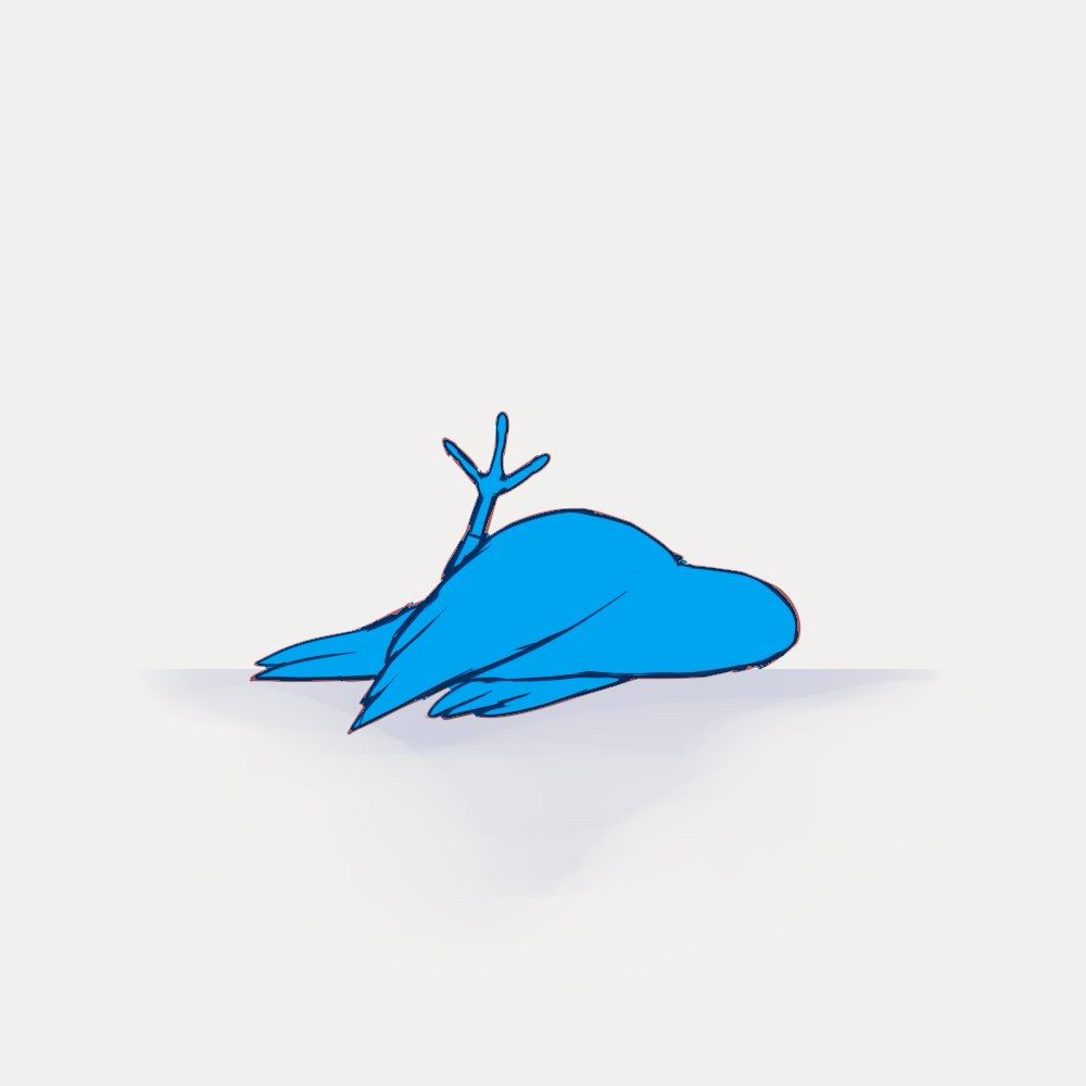 Sketch of a dead blue bird facing away from viewer.

About the Canary Cantata: It was commissioned by a patron whose prized canary had been eaten by a cat. The lengthy full title basically tells the story, and the translation below gets into all the sordid detail. 

Here is the translation of the cantata:
——-
Recitative:

But what more can I say! What more will our harsh brother Death inquire about my sorrow? He demands a parrot, or a raven, a canary or a sparrow for his breakfast. He spares no bird. Very well, so depart  a melancholy word  depart, my beloved canary. If Fortune should ever give me his equal again (a thing that rarely happens), yet he will never fade from my memory as long as I live.

Aria:

My canary, good night! Before my little feathered friend goes away for good, I must think of your true diligence. You made everything so nice for me.

Recitative:

Now then, so take the tiny limbs in your hand, and put the bird softly down in the cool earth. See that he lies in safety, to assuage my sorrow. Let us pay our last respects by writing on his tombstone:

Coda

Because of a devil,
Here lies a bird,
Who could sing so prettily,
And brought joy to everyone.
You alley cat! Because you ate this little animal,
My wish for you is death by stoning.
