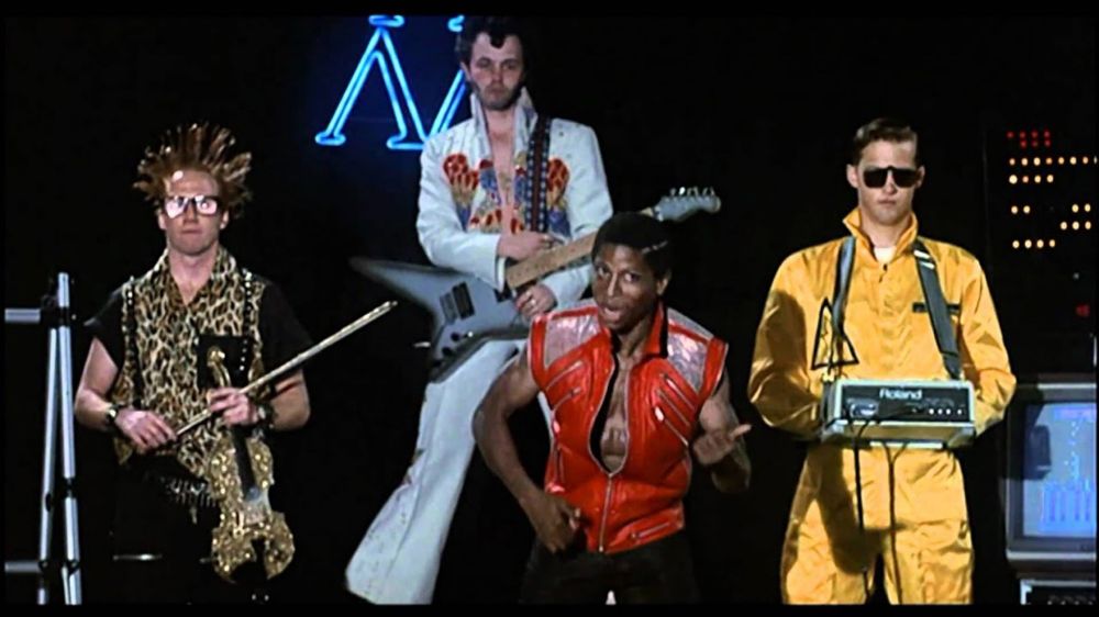 New Wave band from Revenge of the Needs movie