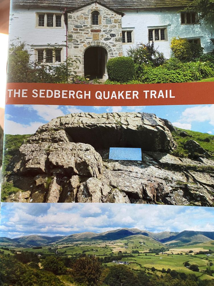 A booklet describes the Quaker trail 