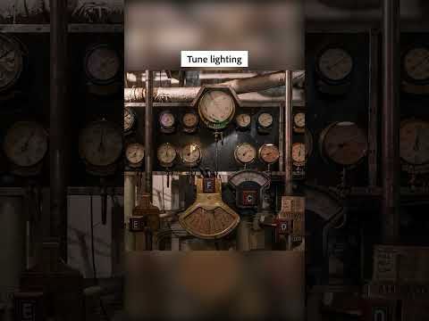 Daily @Lightroom Edit 524: Ahead, Dead Slow. Control Panel in Engine Room, RMS Queen Mary