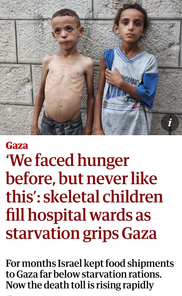 Gaza
'We faced hunger before, but never like this': skeletal children fill hospital wards as starvation grips Gaza
For months Israel kept food shipments to Gaza far below starvation rations.
Now the death toll is rising rapidly