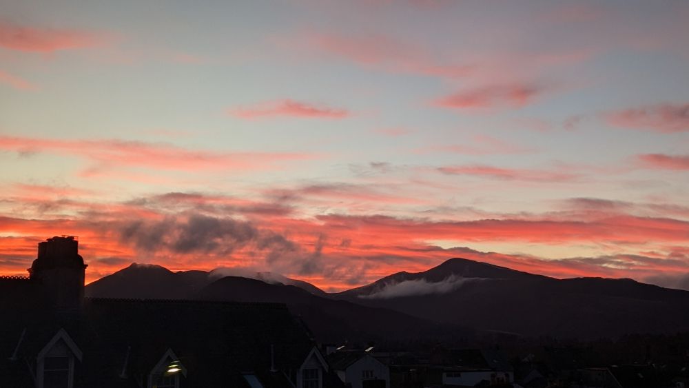 Hi guys. Cats have been a little poorly and had upset tummies. 
It took its toll on Tipsy. But glad to say she is doing much better the last couple of days
 Here is our view from the lake district. #lakedistrict #catsofbluesky #cats 