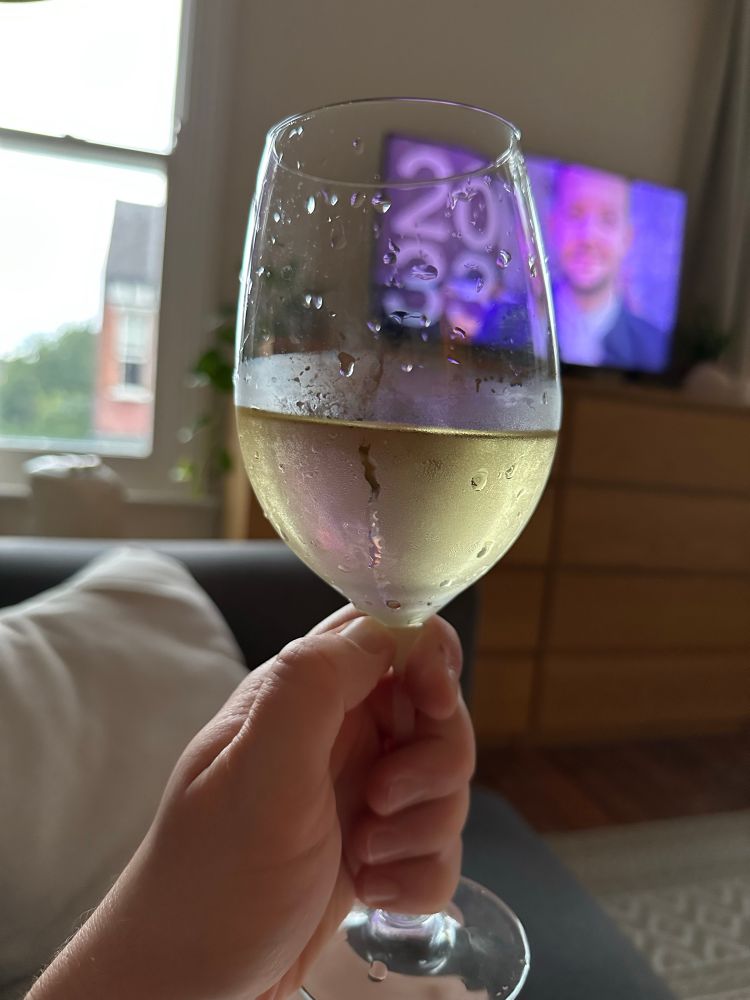 Glass of white wine
