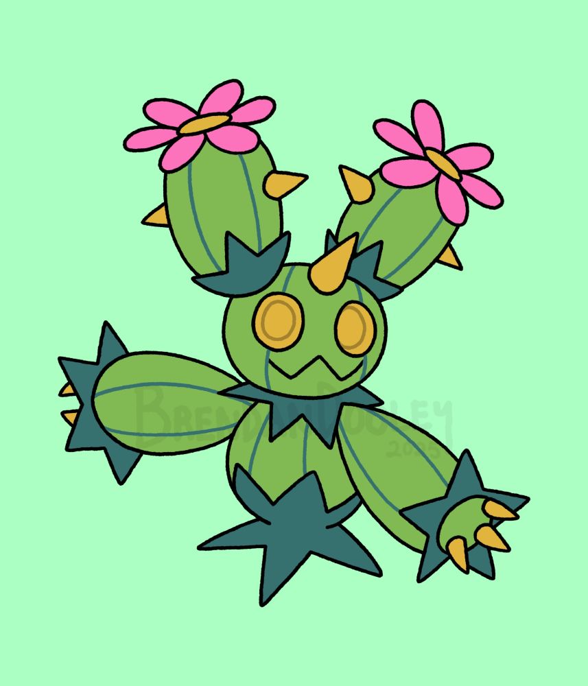 The Pokemon Maractus.