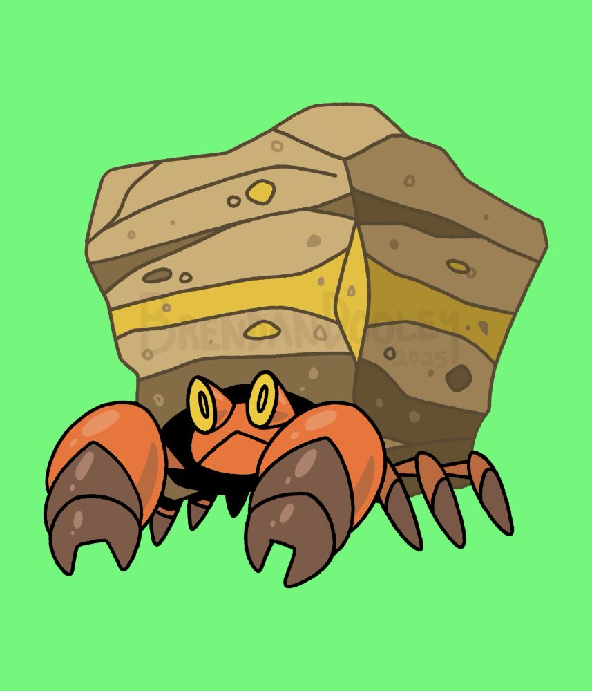 The Pokémon Crustle.