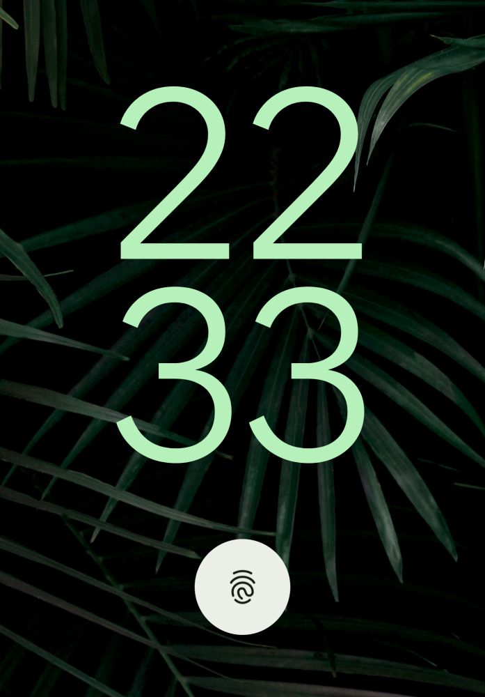 Handy Bildschirm 22Uhr33