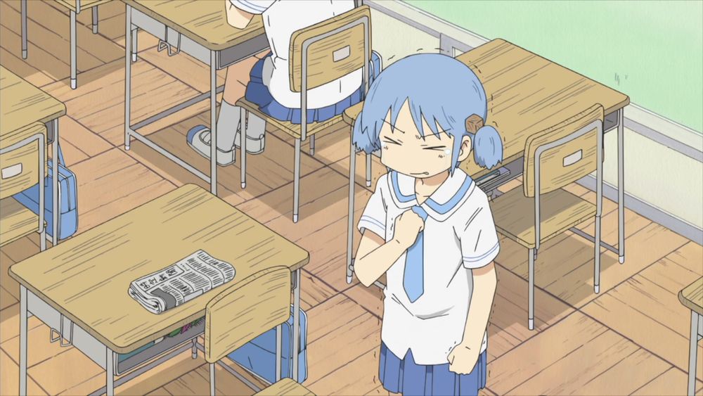 A random Nichijou frame from EP13.
