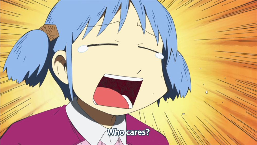 A random Nichijou frame from EP20.
