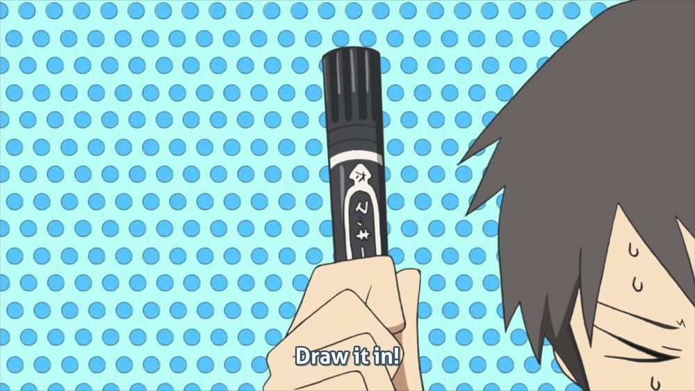 A random Nichijou frame from EP17.