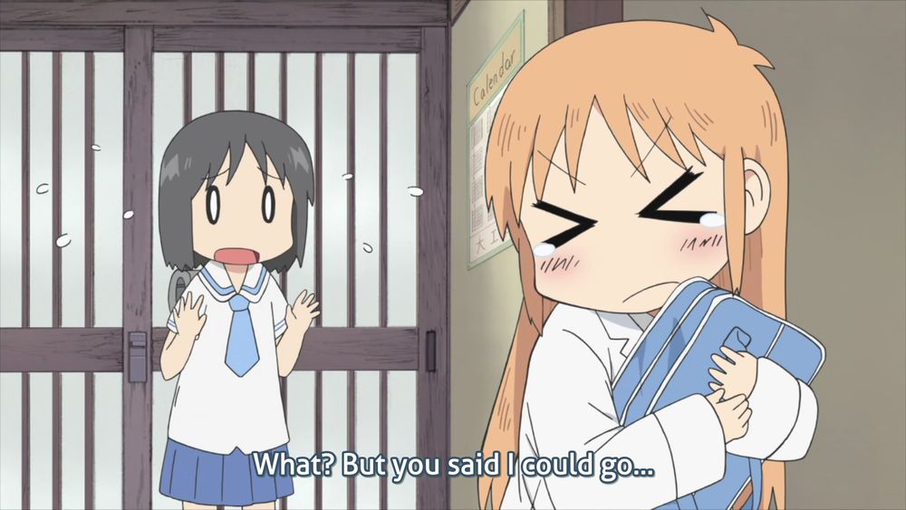 A random Nichijou frame from EP14.