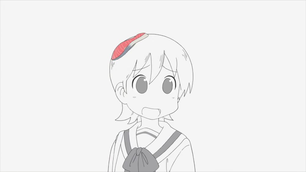 A random Nichijou frame from EP1.