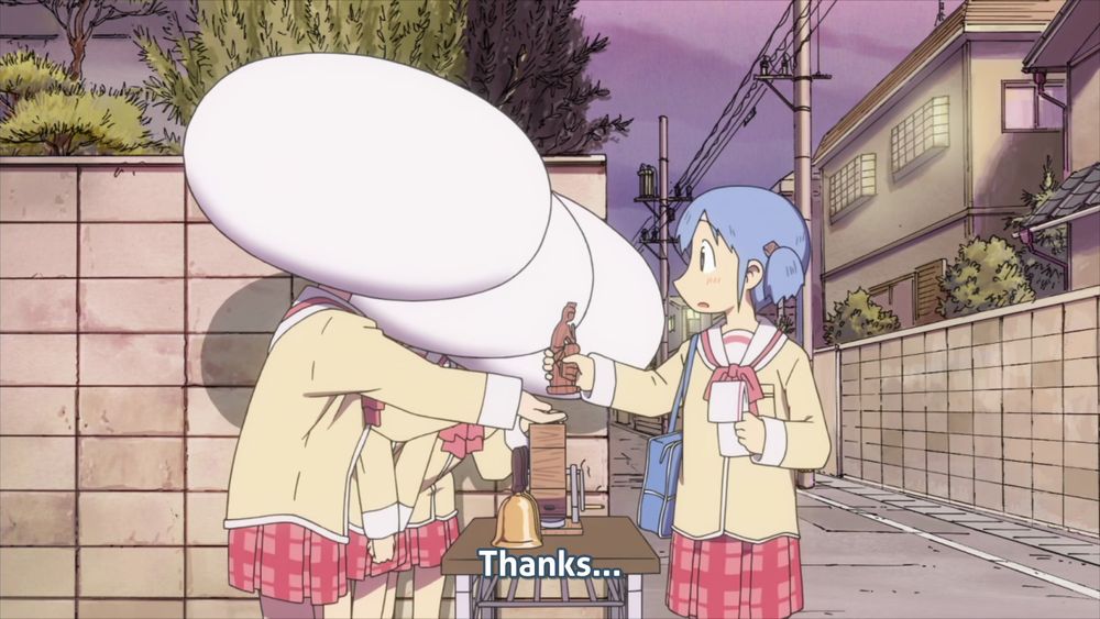 A random Nichijou frame from EP25.