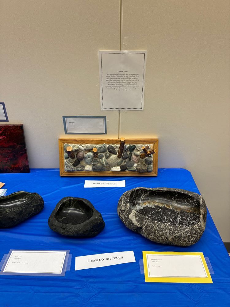 Hand made rock basins