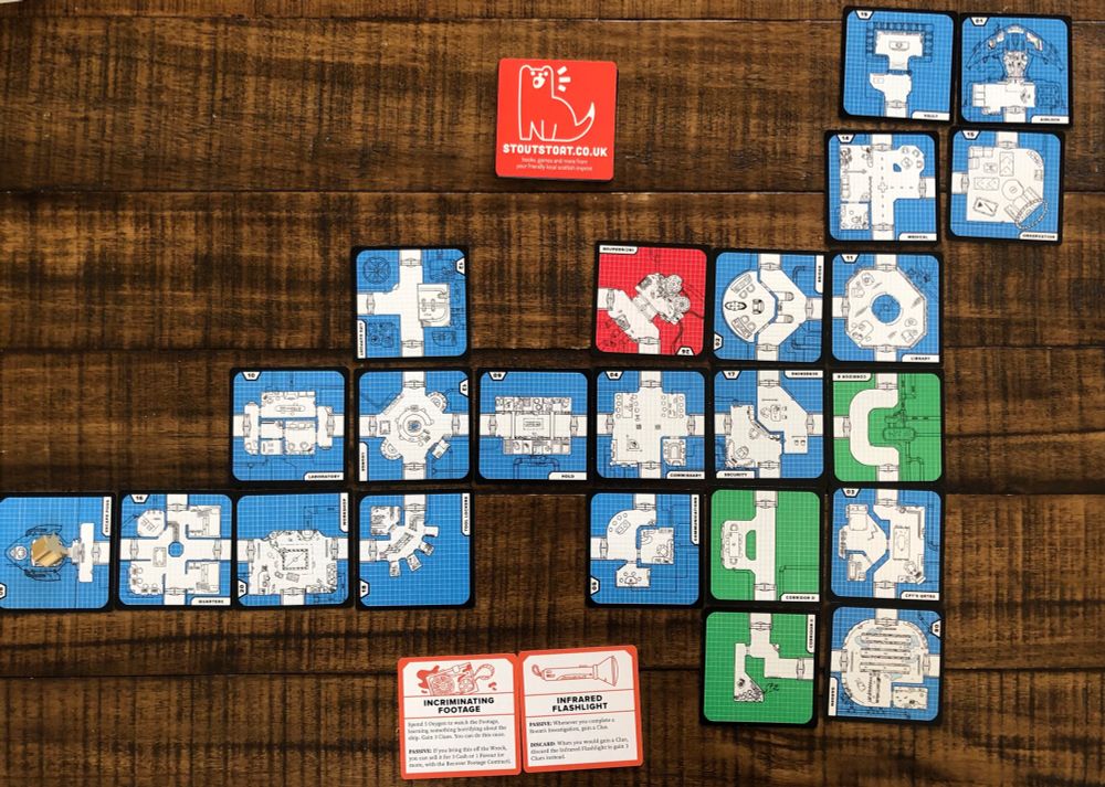 A card layout from the RPG One Breath Left showing a fully explored Wreck