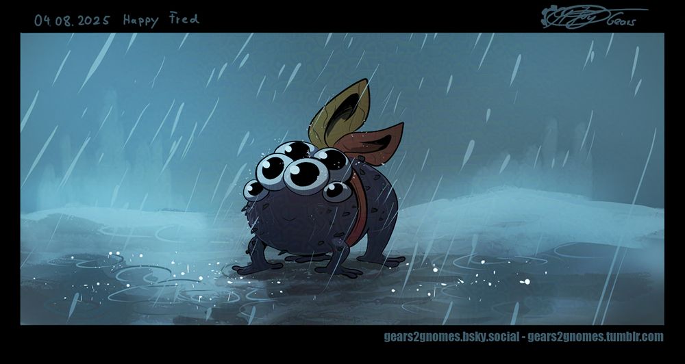 Desert Eyes Frog loves rain.