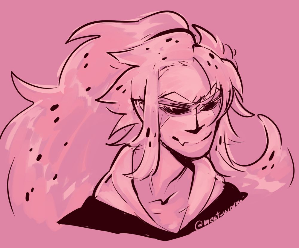 sketch of pitaya dragon cookie in his "novice adventurer" disguise