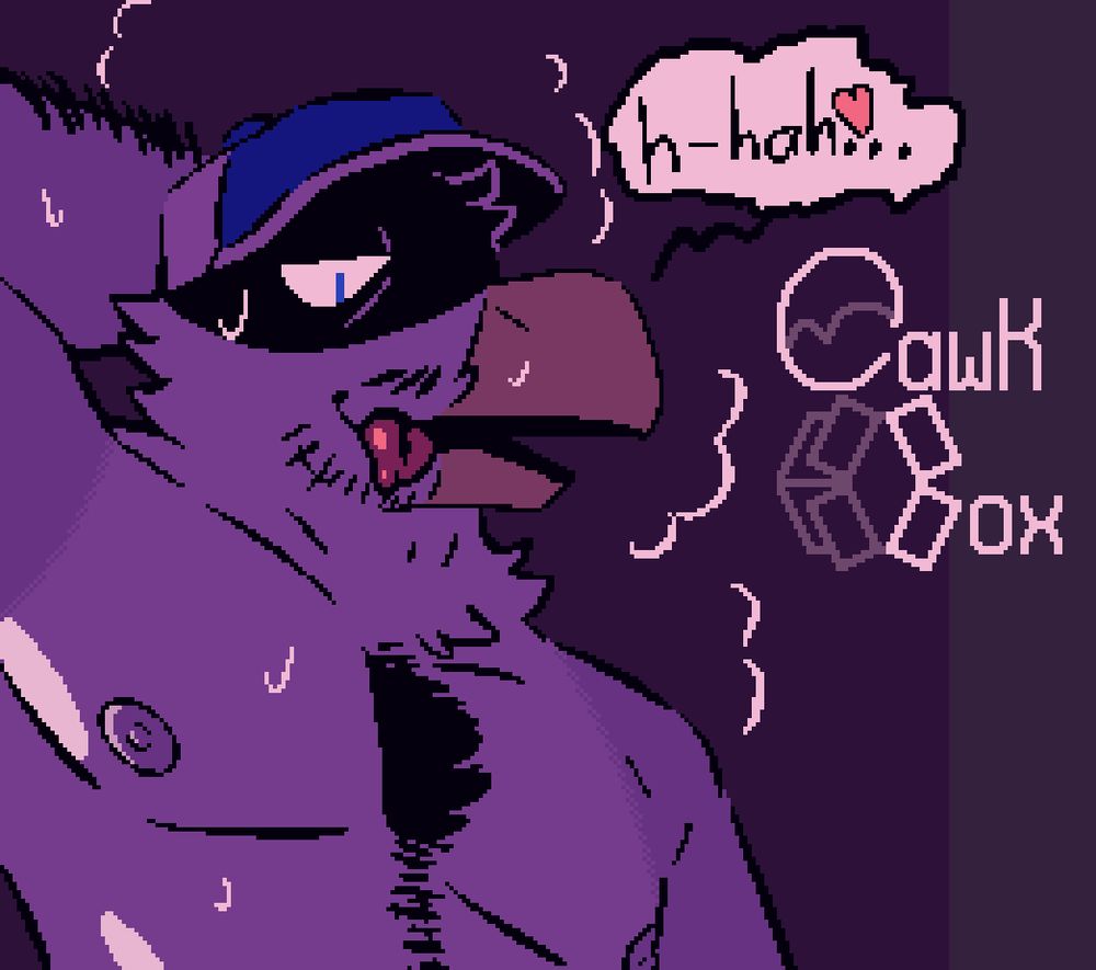 Closeup of his face and chest.