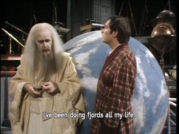  It is an important and popular fact that things are not always what they seem. For instance, on the planet Earth, man had always assumed he was more intelligent than the dolphins, because he had achieved so much:
the wheel ...
New York ... wars, and so on ...
whilst all the dolphins had ever done was muck about in the water having a good time.
The dolphins believed they were more intelligent than man for precisely the same reasons.