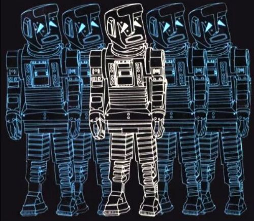[Zaphod] But, Marvin ...
[Marvin] I suppose you want me to help you to get into this spaceship 
[Zaphod] Marvin, will you just listen!?
[Marvin] ... and open the door for you.
[Zaphod] What? Er ... Yeah.
[Marvin] Well, I wish you'd just tell me ...
rather than try to engage my enthusiasm because I haven't got one.

Abracadiocularservosystems.
