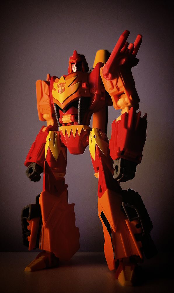 It's funny cos his name is Flame 