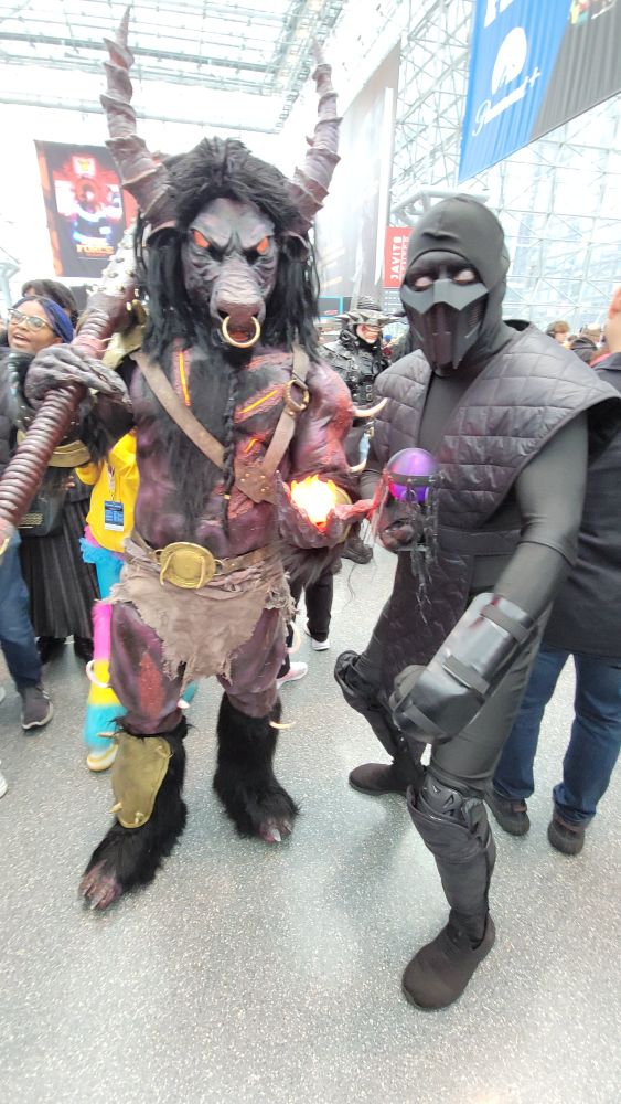 A GLORIOUS MINOTAUR WITH NOOB SAIBOT
SOUNDS LIKE A GEORGE LUCAS NAME