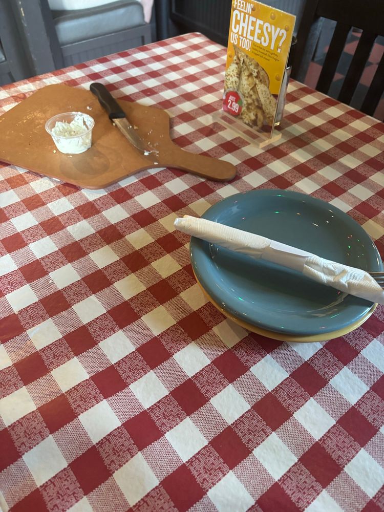 East Side Mario’s table cloth