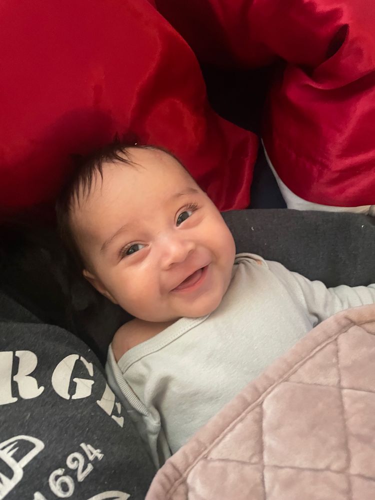 3months old - my great-granddaughter 