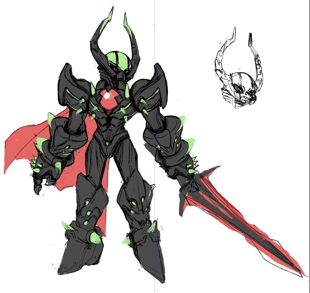 Sigma Reimagined as a reploid for the Megaman Zero Universe, version 2
