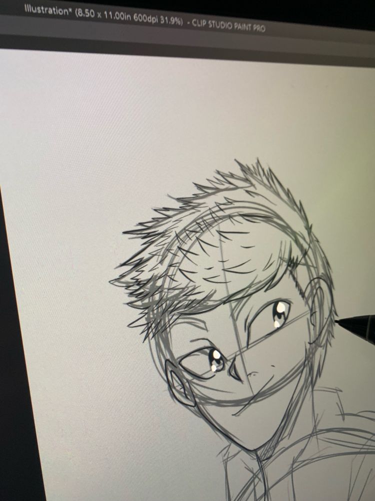Sneak peak at what I’m drawing.