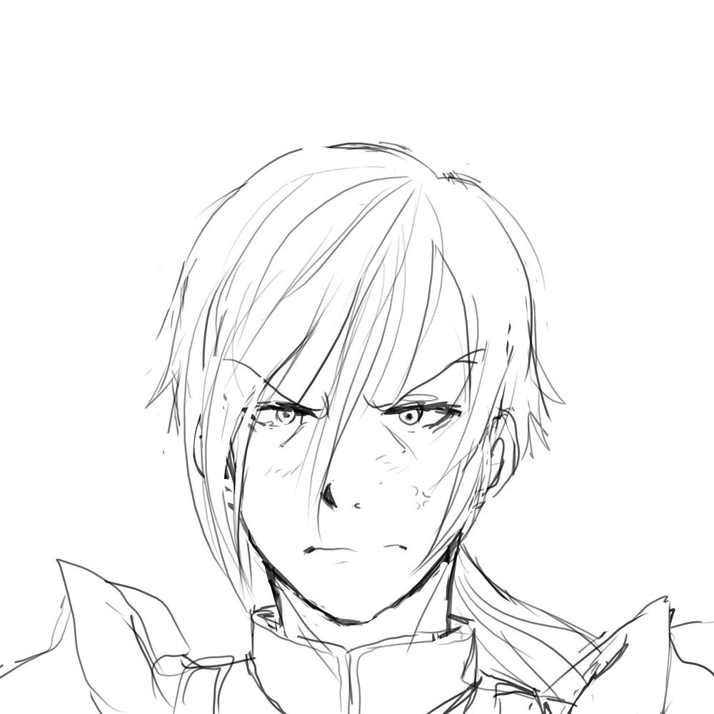 Jasper from Dragon Quest XI looking angry